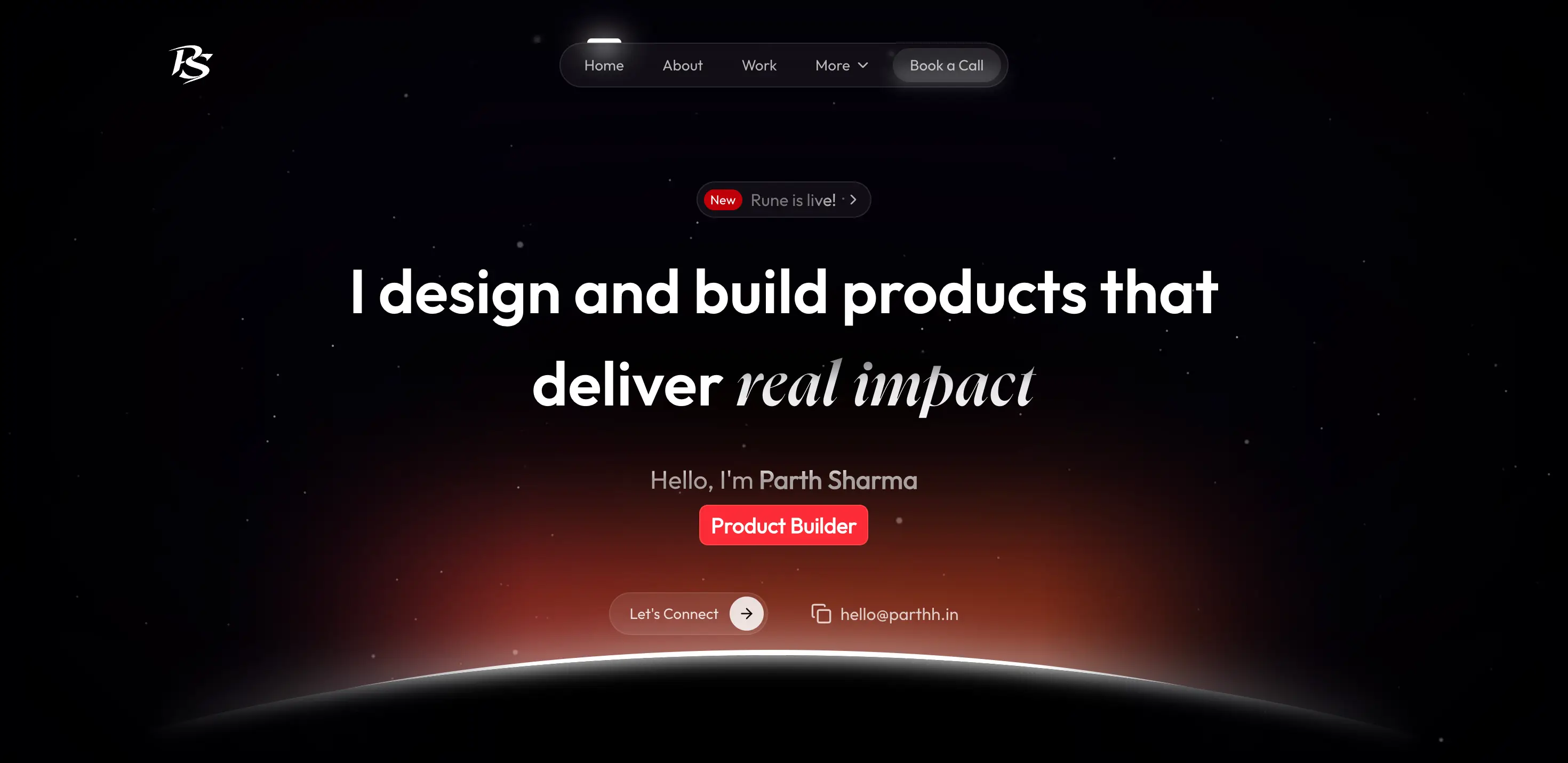 3D portfolio experience